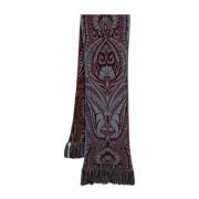 Gebreide Wollen Sjaal Wrap Etro , Multicolor , Dames