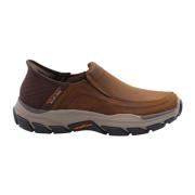 Klassieke Mocassin Schoenen voor Vrouwen Skechers , Brown , Heren