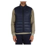 Gewatteerde mouwloze vest met ritssluiting Aeronautica Militare , Blue...