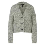 Oversized Cardigan met Lurex Details Marc Cain , Gray , Dames