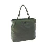 Pre-owned Nylon handbags Prada Vintage , Green , Dames