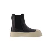 Leather boots Marni , Black , Dames