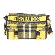 Pre-owned Canvas dior-bags Dior Vintage , Yellow , Dames