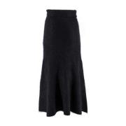 Wijdgebreide Rok Ermanno Scervino , Black , Dames