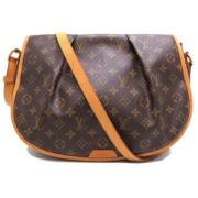 Pre-owned Canvas shoulder-bags Louis Vuitton Vintage , Brown , Dames