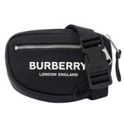 Pre-owned Nylon crossbody-bags Burberry Vintage , Black , Dames