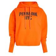 Gedrukte hoodie voor mannen Penn&Ink N.Y , Orange , Dames