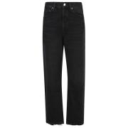 Zwarte Skinny Jeans Agolde , Black , Dames