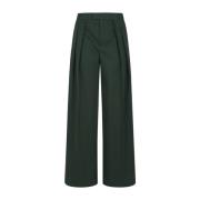 Groene Casual Broek Burberry , Green , Dames