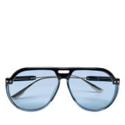 Pre-owned Acetate sunglasses Dior Vintage , Blue , Dames