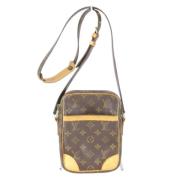 Pre-owned Canvas shoulder-bags Louis Vuitton Vintage , Brown , Dames