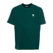 Hart Logo T-Shirt Relaxte Pasvorm Arte Antwerp , Green , Heren