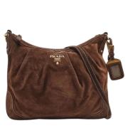 Pre-owned Suede prada-bags Prada Vintage , Brown , Dames