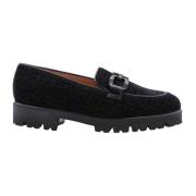 Klassieke Mocassin Schoenen Status , Black , Dames