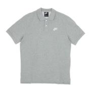 Korte mouw polo shirt Matchup Nike , Gray , Heren