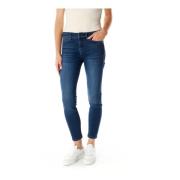 Slim Fit Mid Waist Jeans Drykorn , Blue , Dames