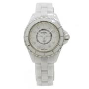 Pre-owned Stainless Steel watches Chanel Vintage , White , Dames