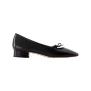 Leather flats aeyde , Black , Dames