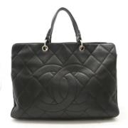 Pre-owned Fabric totes Chanel Vintage , Black , Dames