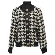 Pre-owned Wool outerwear Balmain Pre-owned , Black , Dames