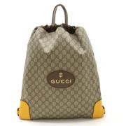 Pre-owned Canvas gucci-bags Gucci Vintage , Brown , Dames