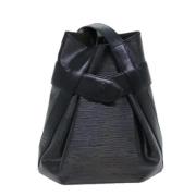 Pre-owned Leather louis-vuitton-bags Louis Vuitton Vintage , Black , D...