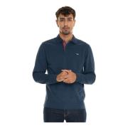 Klassieke Polo Shirt voor Mannen Harmont & Blaine , Blue , Heren