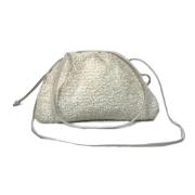 Pre-owned Fabric shoulder-bags Bottega Veneta Vintage , White , Dames