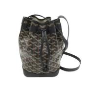 Pre-owned Fabric shoulder-bags Goyard Vintage , Black , Dames