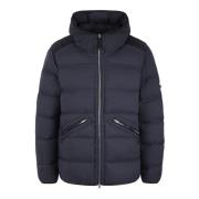 Naadloze Tunnel Nylon Donsjas Stone Island , Blue , Heren