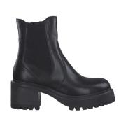 Zwarte Gesloten Booties Tamaris , Black , Dames