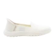 Stijlvolle Mocassin Schoenen voor Mannen Skechers , Beige , Dames