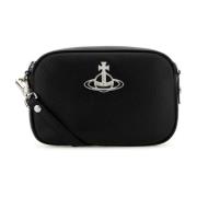 Anna Crossbody Tas in Zwart Synthetisch Leer Vivienne Westwood , Black...