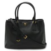 Pre-owned Leather prada-bags Prada Vintage , Black , Dames