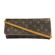 Pre-owned Canvas louis-vuitton-bags Louis Vuitton Vintage , Brown , Da...