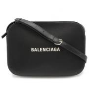 Pre-owned Leather shoulder-bags Balenciaga Vintage , Black , Dames