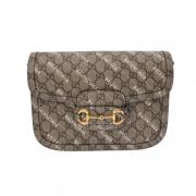 Pre-owned Canvas gucci-bags Gucci Vintage , Beige , Dames