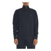 Half Zip Sweatshirt met Logo-borduursel Boss , Blue , Heren