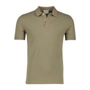 Groen poloshirt met korte mouw Gant , Green , Heren