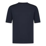 Blauwe T-shirts & Polo's voor Mannen Malo , Blue , Heren