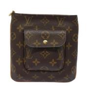 Pre-owned Canvas clutches Louis Vuitton Vintage , Brown , Dames