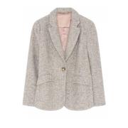 Klassieke Blazer Stacie Staalmodel Gustav , Gray , Dames