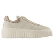 Leather sneakers Hogan , Beige , Dames