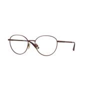 Koperen Frame Zonnebril Vogue , Brown , Unisex