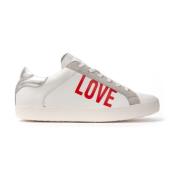 Sneakers met veters voor dames Love Moschino , White , Dames