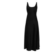 Elegant Maxi Dresses Collection Jil Sander , Black , Dames