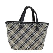 Pre-owned Canvas handbags Burberry Vintage , Black , Dames