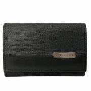 Pre-owned Leather wallets Bvlgari Vintage , Black , Heren