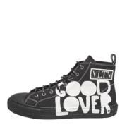 Pre-owned Canvas sneakers Valentino Vintage , Black , Heren