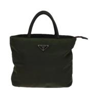 Pre-owned Fabric prada-bags Prada Vintage , Green , Dames